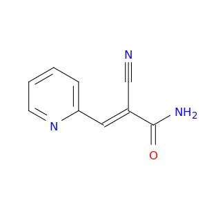2-Propenamide, 2-cyano-3-(2-pyridinyl)-, (E)-