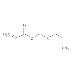 2-Propenoic acid, (propylthio)methyl ester
