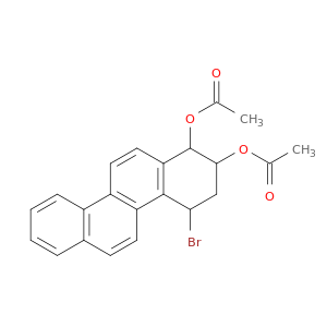 4-bromo-1,2,3,4-tetrahydrochrysene-1,2-diyl diacetate