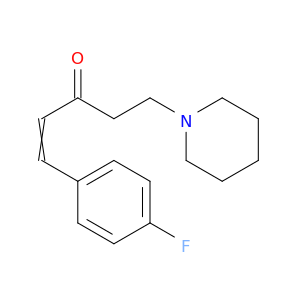 1-Penten-3-one, 1-(4-fluorophenyl)-5-(1-piperidinyl)-