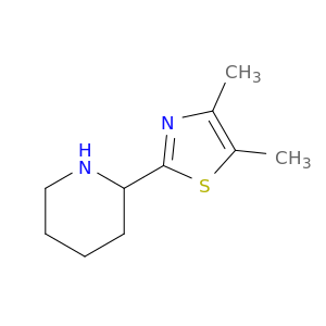 4,5-Dimethyl-2-(piperidin-2-yl)thiazole