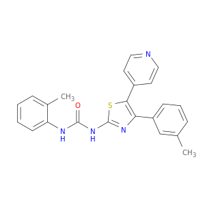 N-(2-METHYLPHENYL)-N'-[4-(3-METHYLPHENYL)-5-(4-PYRIDINYL)-2-THIAZOLYL]-UREA