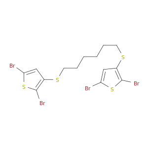 Thiophene, 3,3'-[1,6-hexanediylbis(thio)]bis[2,5-dibromo-