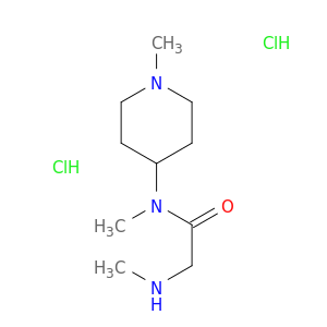 N-Methyl-2-(methylamino)-N-(1-methylpiperidin-4-yl)acetamide Dihydrochloride