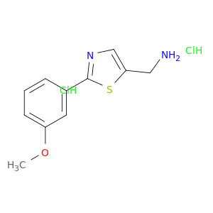 {[2-(3-Methoxyphenyl)-1,3-thiazol-5-yl]-methyl}amine Dihydrochloride