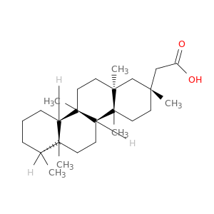 2-Chryseneaceticacid, octadecahydro-2,4a,6a,7,10b,12a-hexamethyl-, (2R,4aR,4bS,6aR,7S,10aR,10bS,12aS)-