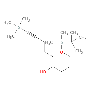 8-Nonyn-4-ol, 1-[[(1,1-dimethylethyl)dimethylsilyl]oxy]-9-(trimethylsilyl)-