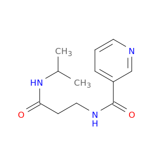 3-Pyridinecarboxamide, N-[3-[(1-methylethyl)amino]-3-oxopropyl]-