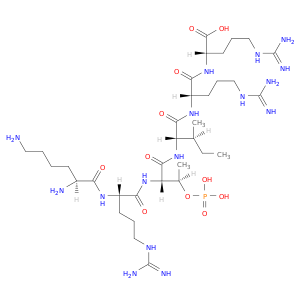 L-Arginine, L-lysyl-L-arginyl-O-phosphono-L-threonyl-L-isoleucyl-L-arginyl-