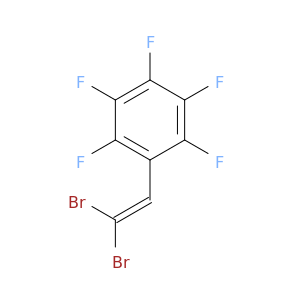 Benzene, (2,2-dibromoethenyl)pentafluoro-