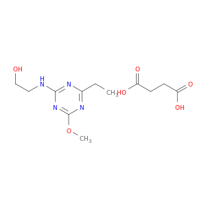 BUTANEDIOIC ACID; 2-[(4-ETHYL-6-METHOXY-1,3,5-TRIAZIN-2-YL)AMINO]ETHANOL