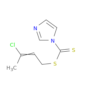 1H-Imidazole-1-carbodithioic acid, 3-chloro-2-butenyl ester