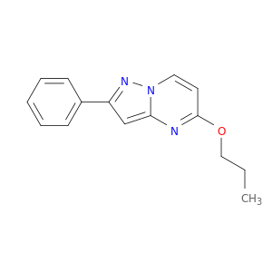 Pyrazolo[1,5-a]pyrimidine, 2-phenyl-5-propoxy-