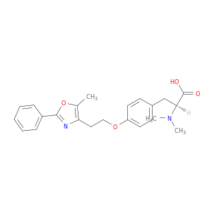 L-Tyrosine, N,N-dimethyl-O-[2-(5-methyl-2-phenyl-4-oxazolyl)ethyl]-