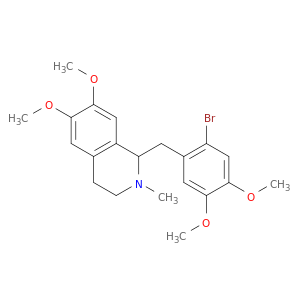 1-(2-bromo-4,5-dimethoxybenzyl)-6,7-dimethoxy-2-methyl-1,2,3,4-tetrahydroisoquinoline
