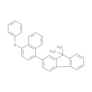 9H-Fluorene, 9,9-dimethyl-2-(4-phenoxy-1-naphthalenyl)-