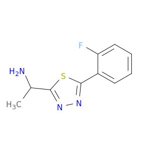 1-[5-(2-fluorophenyl)-1,3,4-thiadiazol-2-yl]ethan-1-amine