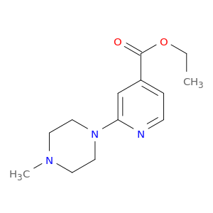 4-Pyridinecarboxylicacid, 2-(4-methyl-1-piperazinyl)-, ethyl ester