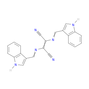 2-Butenedinitrile, 2,3-bis[(1H-indol-3-ylmethylene)amino]-