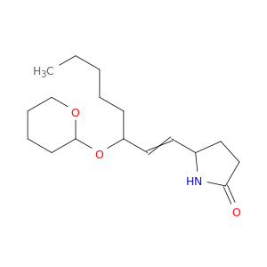 2-Pyrrolidinone, 5-[3-[(tetrahydro-2H-pyran-2-yl)oxy]-1-octenyl]-