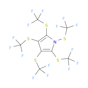1H-Pyrrole, 1,2,3,4,5-pentakis[(trifluoromethyl)thio]-