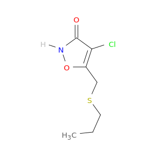3(2H)-Isoxazolone, 4-chloro-5-[(propylthio)methyl]-