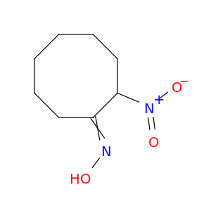 Cyclooctanone, 2-nitro-, oxime