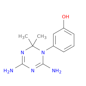 Phenol, 3-(4,6-diamino-2,2-dimethyl-1,3,5-triazin-1(2H)-yl)-