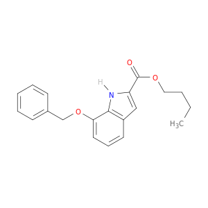 1H-Indole-2-carboxylic acid, 7-(phenylmethoxy)-, butyl ester