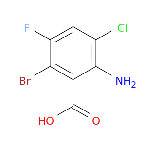 2-氨基-6-溴-3-氯-5-氟苯甲酸