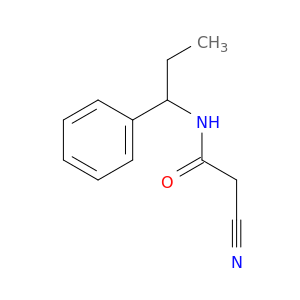 乙酰胺,2-氰基-N-(1-苯基丙基)-