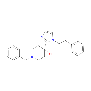 1-BENZYL-4-(1-PHENETHYL-1H-IMIDAZOL-2-YL)PIPERIDIN-4-OL