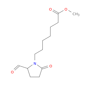 1-Pyrrolidineheptanoic acid, 2-formyl-5-oxo-, methyl ester