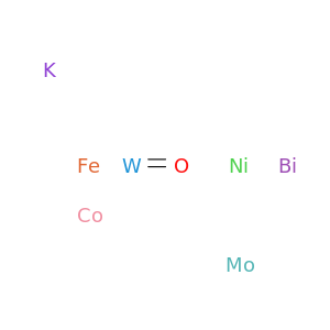 Bismuth cobalt iron molybdenum nickel potassium tungsten oxide