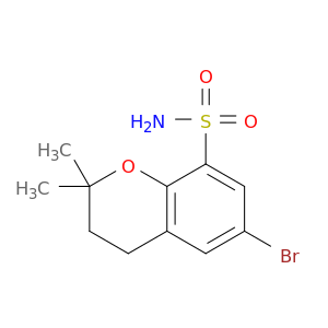 2H-1-Benzopyran-8-sulfonamide, 6-bromo-3,4-dihydro-2,2-dimethyl-