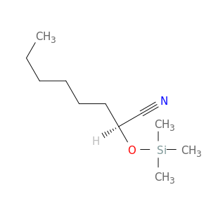 Octanenitrile, 2-[(trimethylsilyl)oxy]-, (S)-