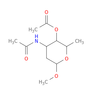 (4-acetamido-6-methoxy-2-methyl-oxan-3-yl) acetate