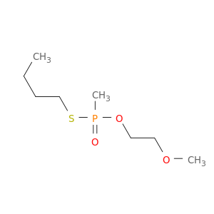 Phosphonothioic acid, methyl-, S-butyl O-(2-methoxyethyl) ester