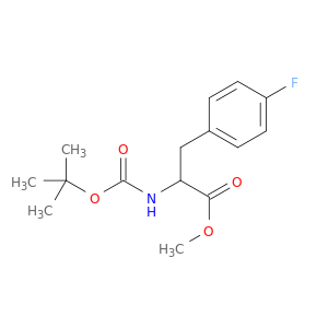 2-((叔丁氧羰基)氨基)-3-(4-氟苯基)丙酸甲酯