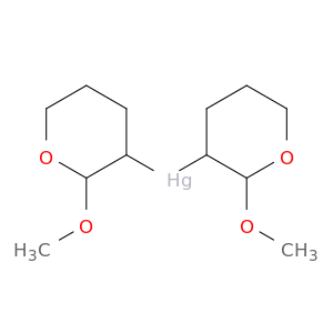 Mercury, bis(tetrahydro-2-methoxy-2H-pyran-3-yl)-
