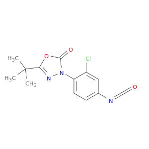 3-(2-氯-4-异氰酸苯基)-5-(1,1-二甲基乙基)-1,3,4-恶二唑-2(3H)-酮