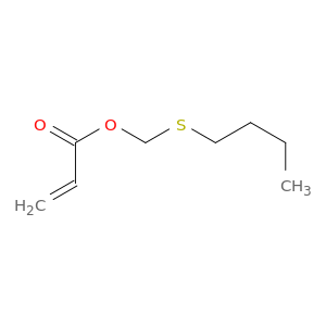 2-Propenoic acid, (butylthio)methyl ester