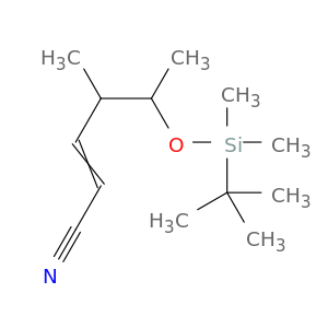 2-Hexenenitrile, 5-[[(1,1-dimethylethyl)dimethylsilyl]oxy]-4-methyl-