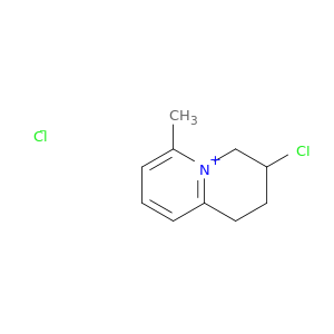 Quinolizinium, 3-chloro-1,2,3,4-tetrahydro-6-methyl-, chloride