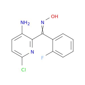 Methanone, (3-amino-6-chloro-2-pyridinyl)(2-fluorophenyl)-, oxime