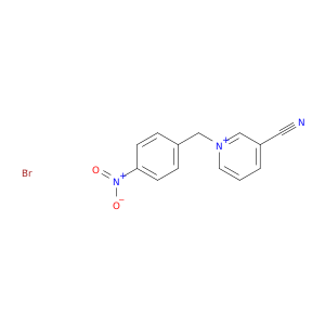 Pyridinium, 3-cyano-1-[(4-nitrophenyl)methyl]-, bromide