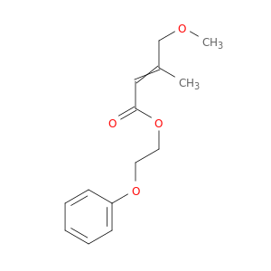 2-Butenoic acid, 4-methoxy-3-methyl-, 2-phenoxyethyl ester