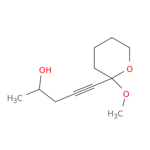 4-Pentyn-2-ol, 5-(tetrahydro-2-methoxy-2H-pyran-2-yl)-