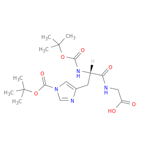 Glycine, N,1-bis[(1,1-dimethylethoxy)carbonyl]-L-histidyl-