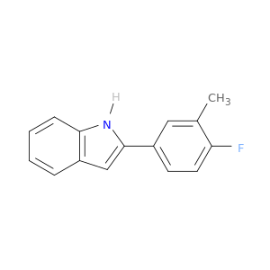 1H-Indole, 2-(4-fluoro-3-methylphenyl)-